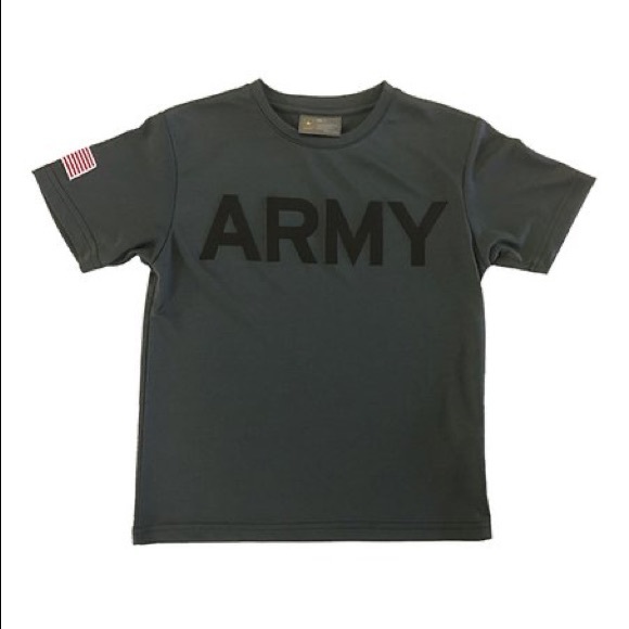 ICON Other - ICON Gray 'Army' Boy’s Training Tee NWOT